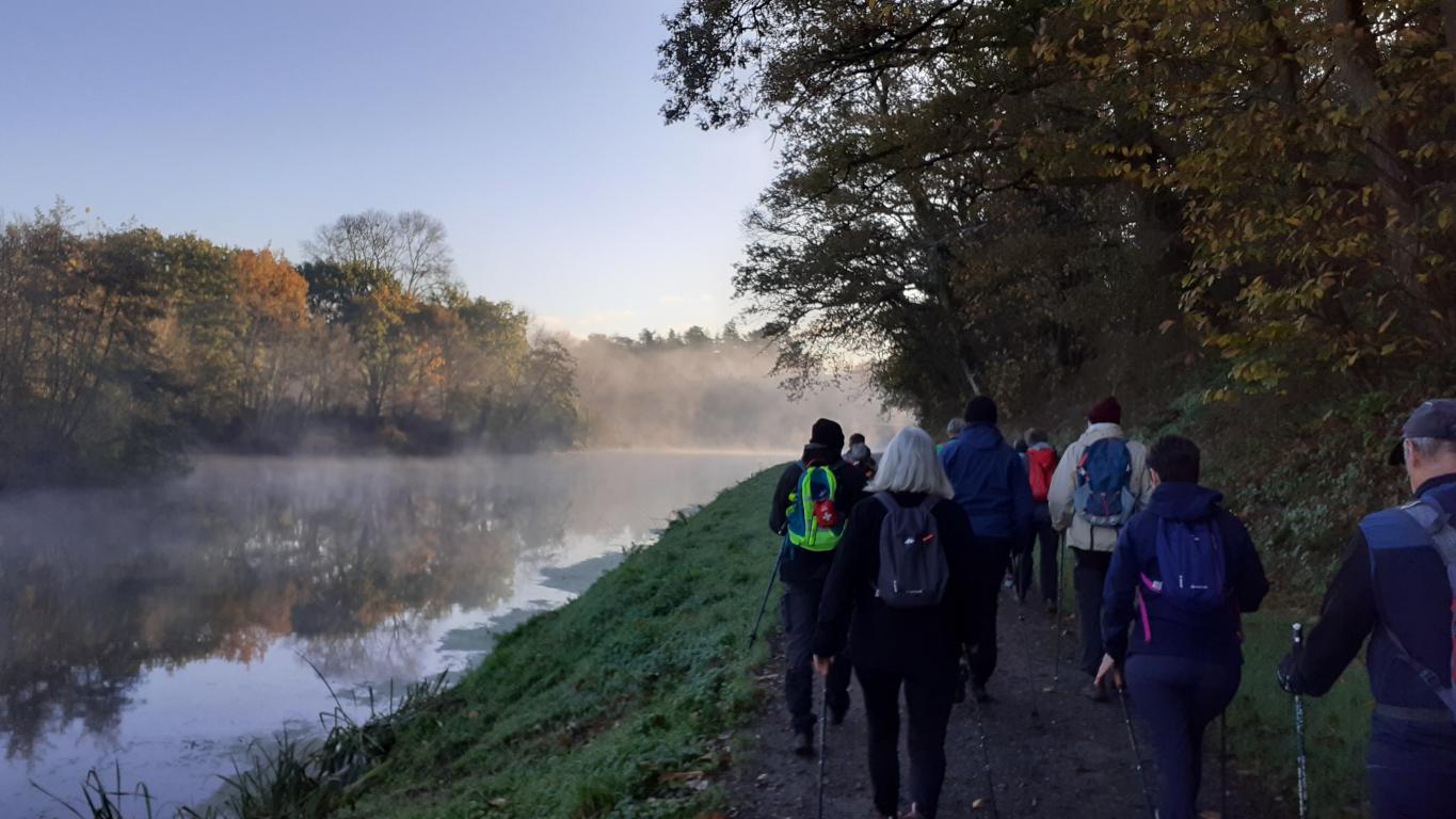 Chemin de halage au bord de la Vilaine