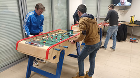 Entraînement de Baby Foot