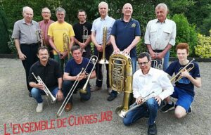 Groupe de musique ensemble de cuivre